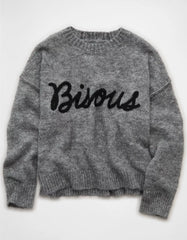 AE Whoa So Soft Bisous Graphic Sweater