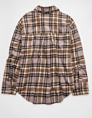 AE Plaid Button-Up Shirt
