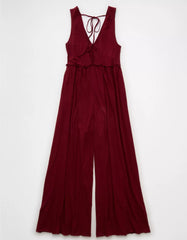 AE Sunchaser Knit V-Neck Jumpsuit