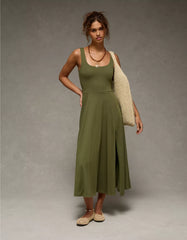 AE Scoop Neck Midi Dress