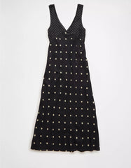 AE V-Neck Slip Midi Dress