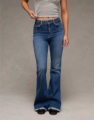 AE Next Level Super High-Waisted Flare Jean
