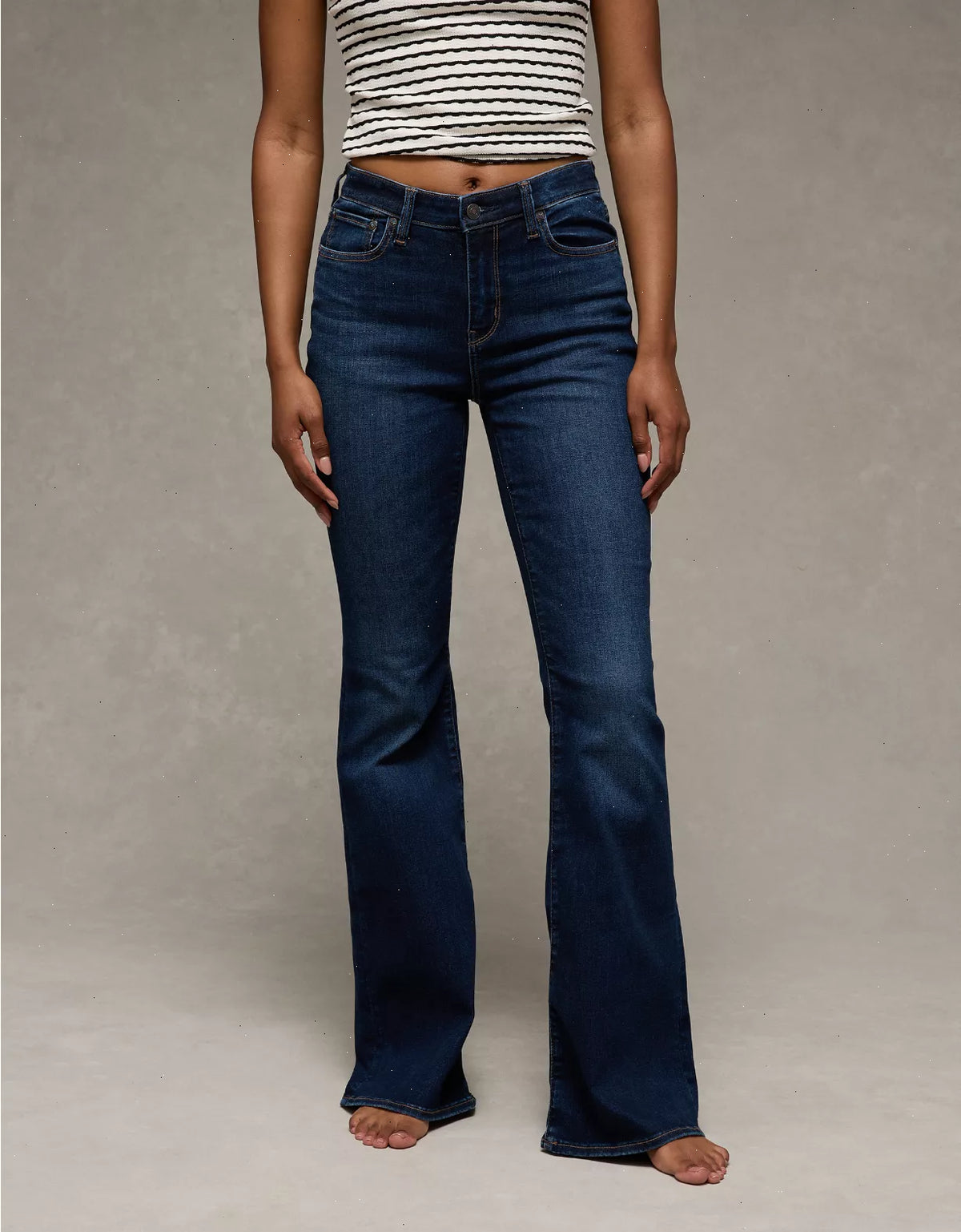 AE Next Level Super High-Waisted Flare Jean