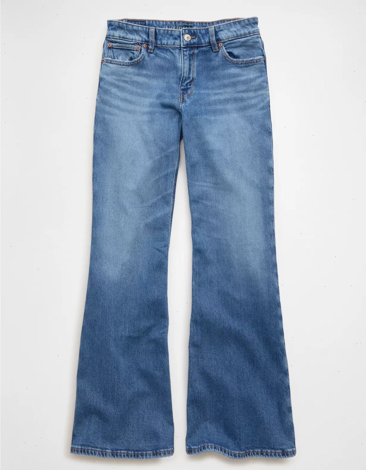 AE Stretch Low-Rise Flare Jean