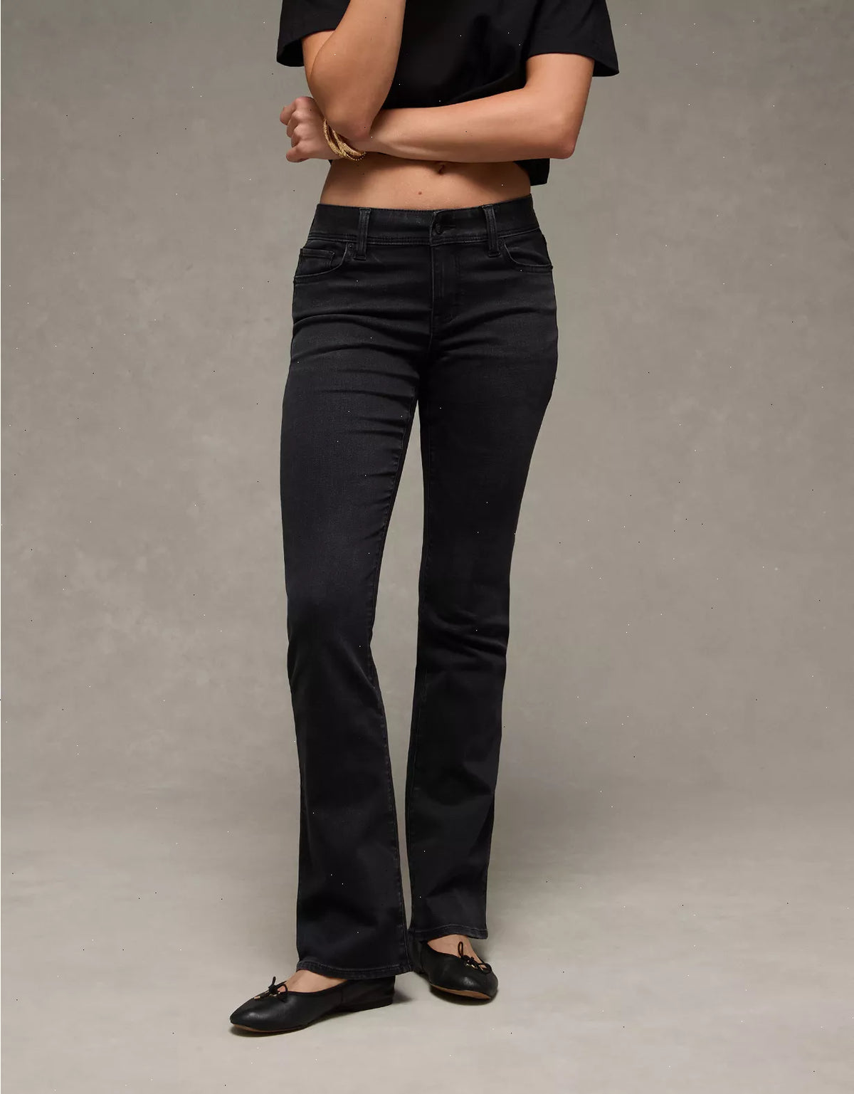 AE Next Level Low-Rise Kick Bootcut Jean