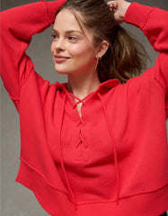 AE Big Hug Lace-Up Hoodie