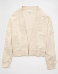 AE Saturday Fleece Cardigan Sweater