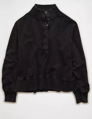 AE Big Hug Fleece Henley Sweatshirt