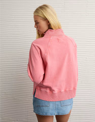 AE Big Hug Fleece Henley Sweatshirt