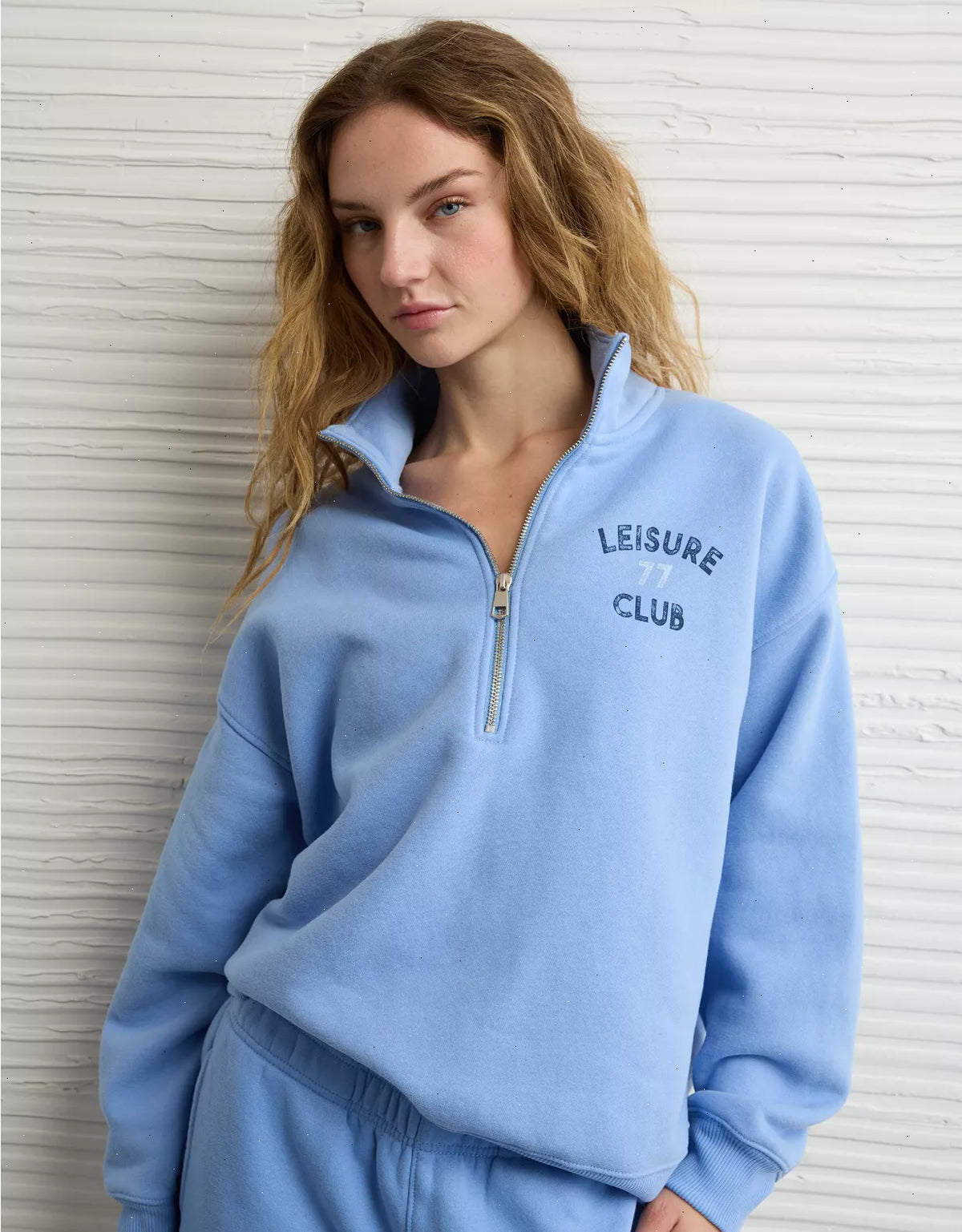 AE Everyday Luxe Quarter-Zip Sweatshirt