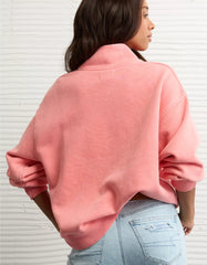 AE Everyday Luxe Quarter-Zip Sweatshirt