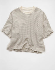 AE Boxy Short-Sleeve Sweatshirt