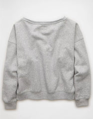 AE Everyday Luxe Off-the-Shoulder Sweatshirt