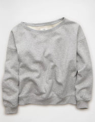 AE Everyday Luxe Off-the-Shoulder Sweatshirt