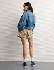 AE Plaid Boxer Sleep Short