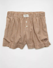 AE Flannel Boxer Sleep Short