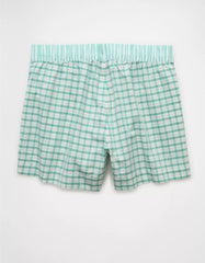 AE Plaid Boxer Sleep Short