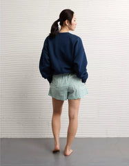 AE Plaid Boxer Sleep Short