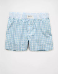AE Plaid Boxer Sleep Short