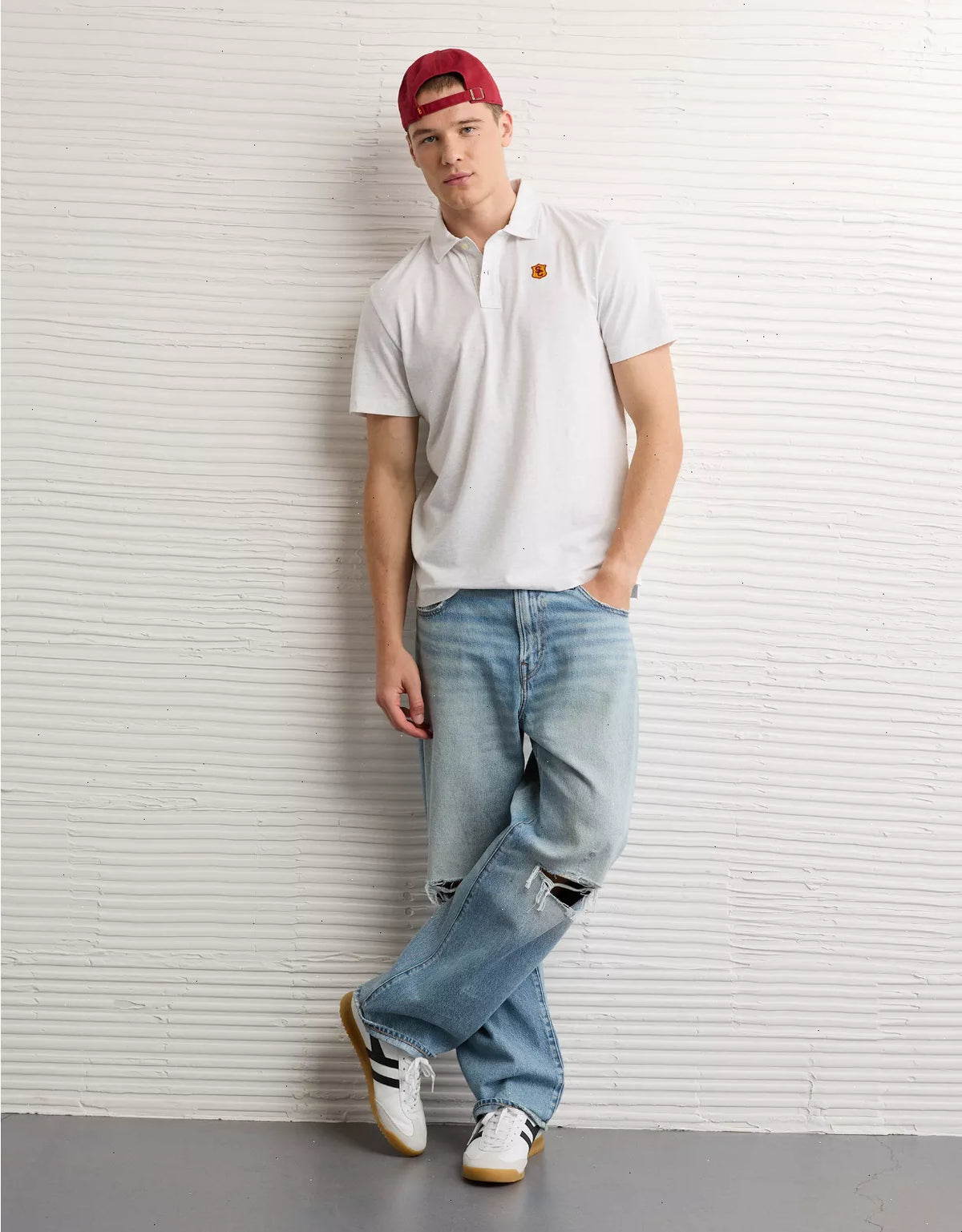 AE 24/7 USC Trojans Graphic Club Polo Shirt