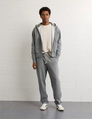 AE Laidback Luxe Heavyweight Open-Hem Sweatpant