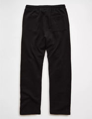 AE Laidback Luxe Heavyweight Open-Hem Sweatpant