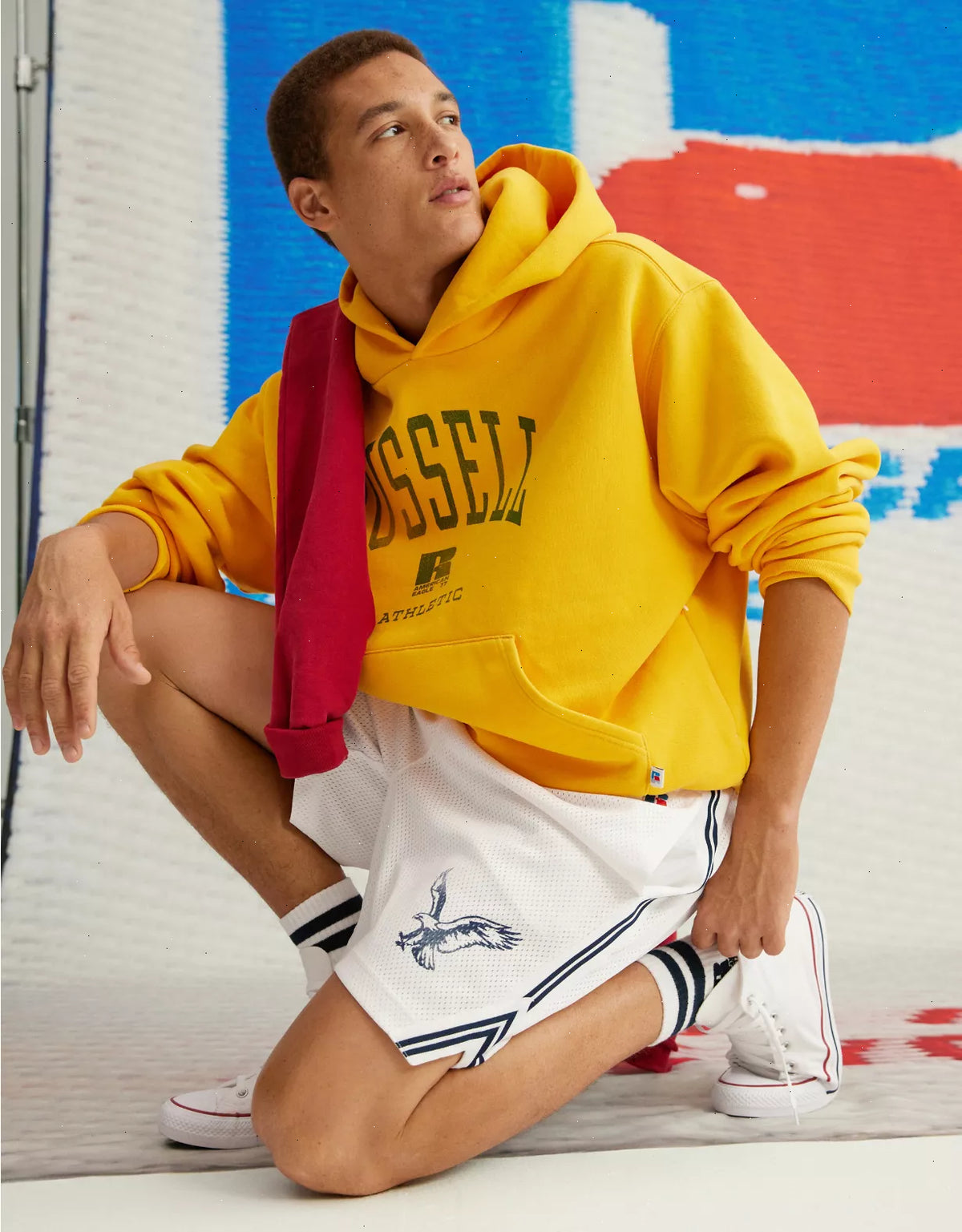 AE x Russell Athletic Mesh 7" Short