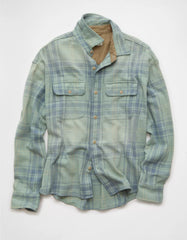 AE Boxy Flannel Shirt