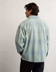 AE Boxy Flannel Shirt