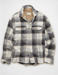AE Boxy Flannel Shirt