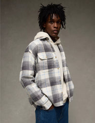 AE Boxy Flannel Shirt