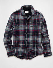 AE Boxy Flannel Shirt