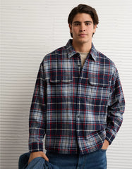 AE Boxy Flannel Shirt