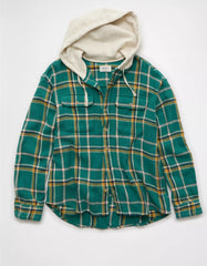 AE Hooded Flannel Shirt