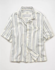 AE Relaxed Fit Short Sleeve Camp Collar Shirt