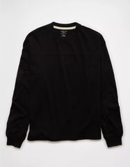AE Boxy Long-Sleeve Sueded Jersey T-Shirt