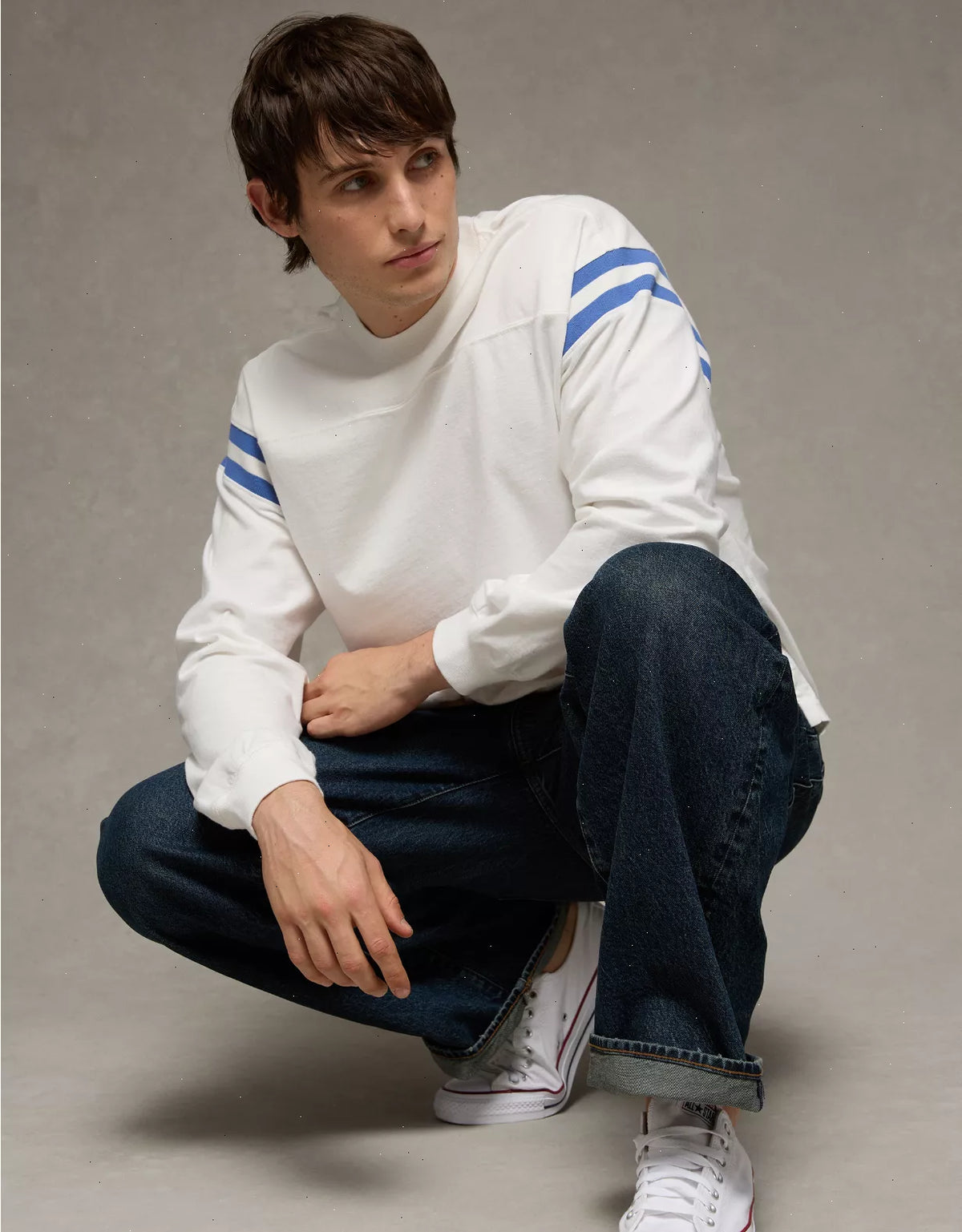 AE Long Sleeve Football T-Shirt