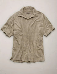 AE77 Premium Linen-Blend Polo Shirt