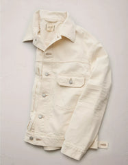 AE77 Premium Slim Fit Denim Trucker Jacket