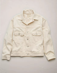 AE77 Premium Slim Fit Denim Trucker Jacket