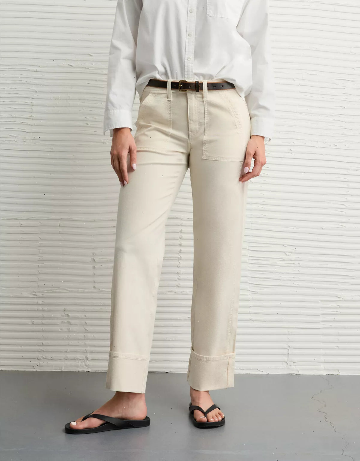 AE Stretch High-Waisted Utility Stovepipe Pant