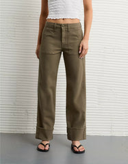 AE Stretch High-Waisted Utility Stovepipe Pant