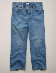 AE77 Loose Ankle Jean
