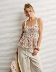 AE Lace Trim Cami Top