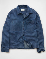 AE Herringbone Shacket