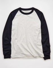 AE Boxy Long-Sleeve Baseball T-Shirt