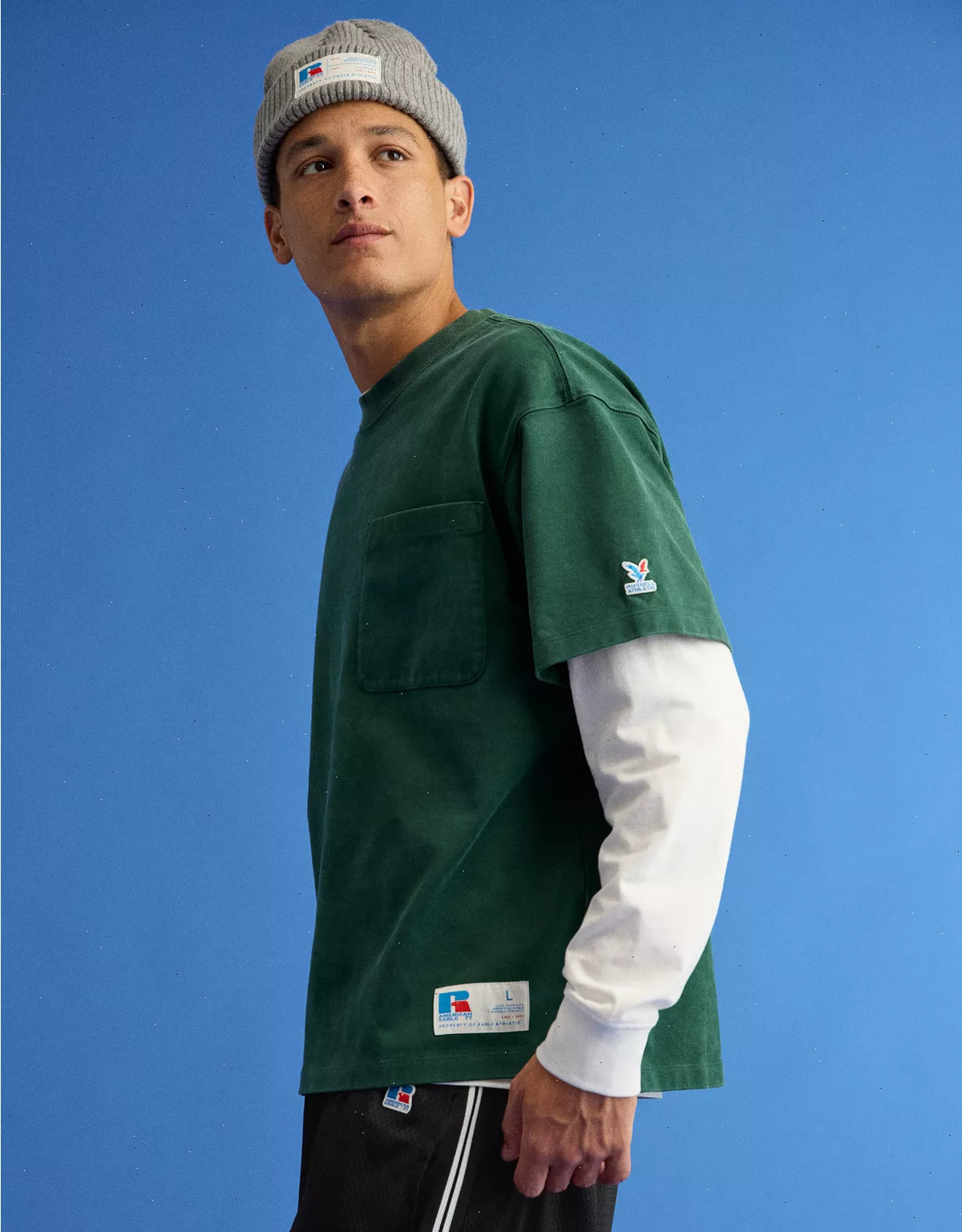 AE x Russell Athletic Heavyweight Pocket T-Shirt