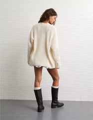 AE Chenille Cardigan Sweater