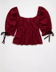 AE Puff Sleeve Babydoll Tee