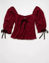 AE Puff Sleeve Babydoll Tee